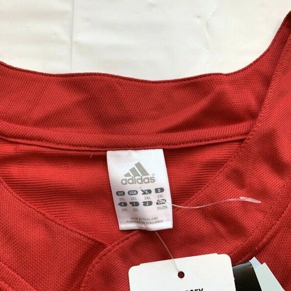 Adidas ClimaLite Baseball Athletic Shirt Top Mens 2XL Quick Dry Short Sleeve NWT - Picture 4 of 12